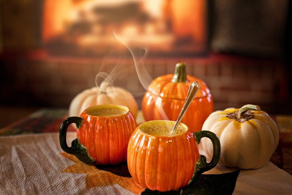 Pumpkin Spice soy candles and reed diffuser